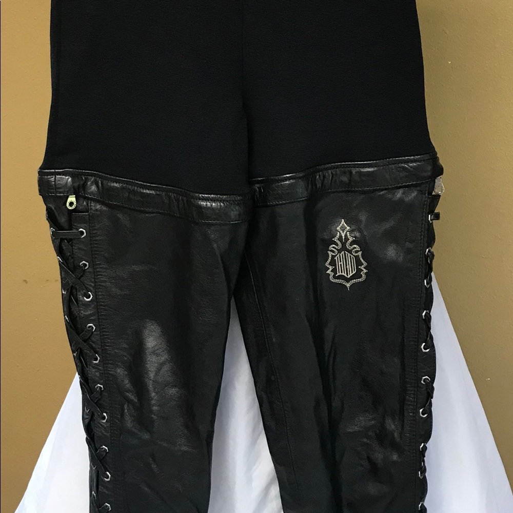 Harley Davidson Leather/Spandex  Women’s size 36\8
